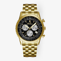 N.404 – chronographe élégant en or classique