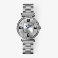 F.403 – montre classique pour femme en argent IP avec un éclat subtil