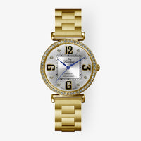 F.404 – Montre classique pour femme en or IP avec un éclat subtil