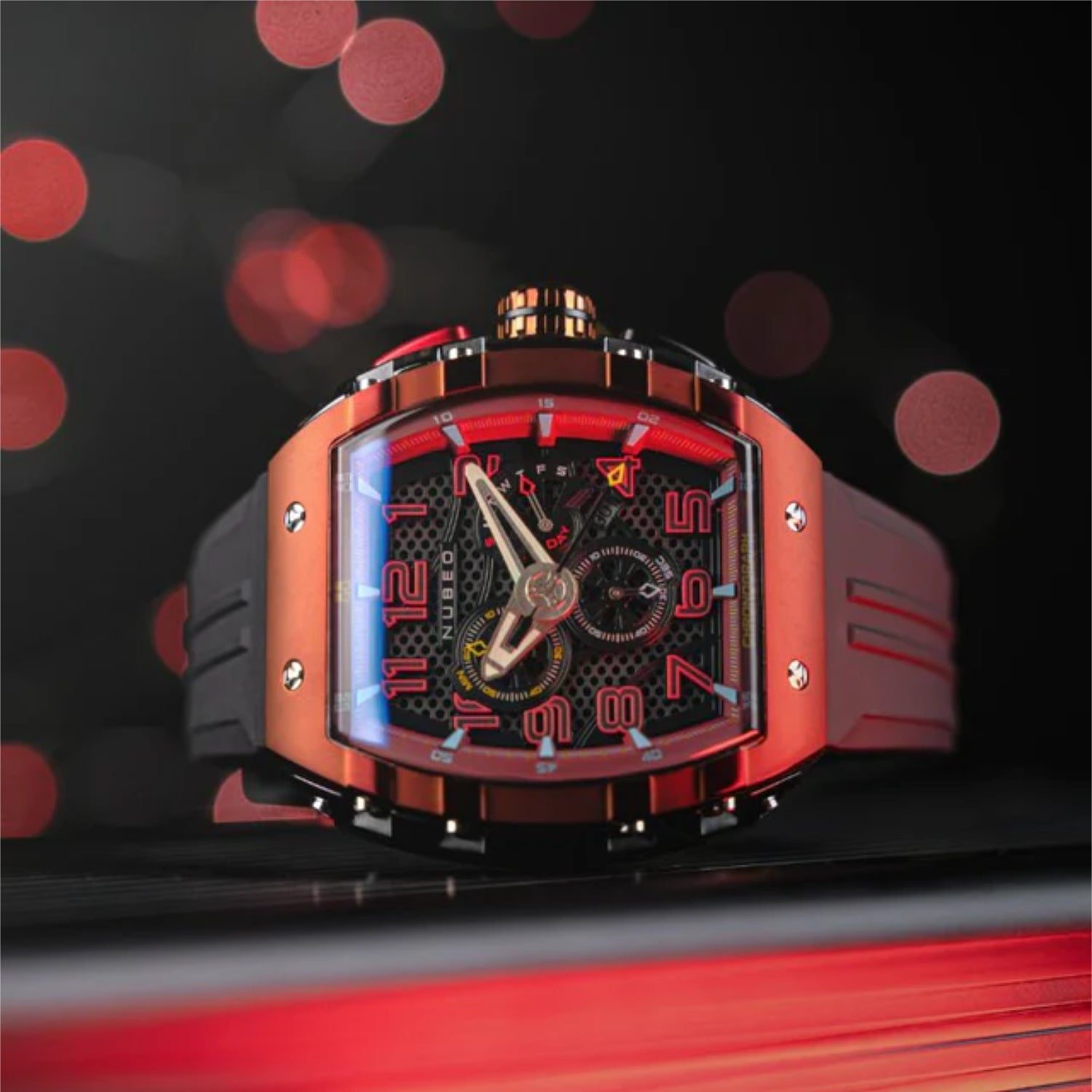 Cronografo MAGELLAN RETROGRADE – ROSSO CREMI – NB-6088-03