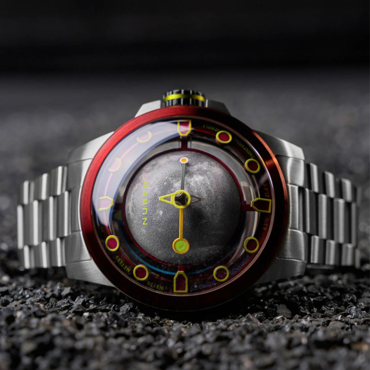 TRANQUILITY Automatico – GIBBOUS RED – NB-6091-44
