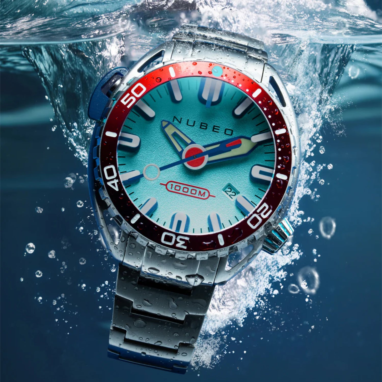 ALUMINAUT  Automatic – NEON BLUE – NB-6115-44