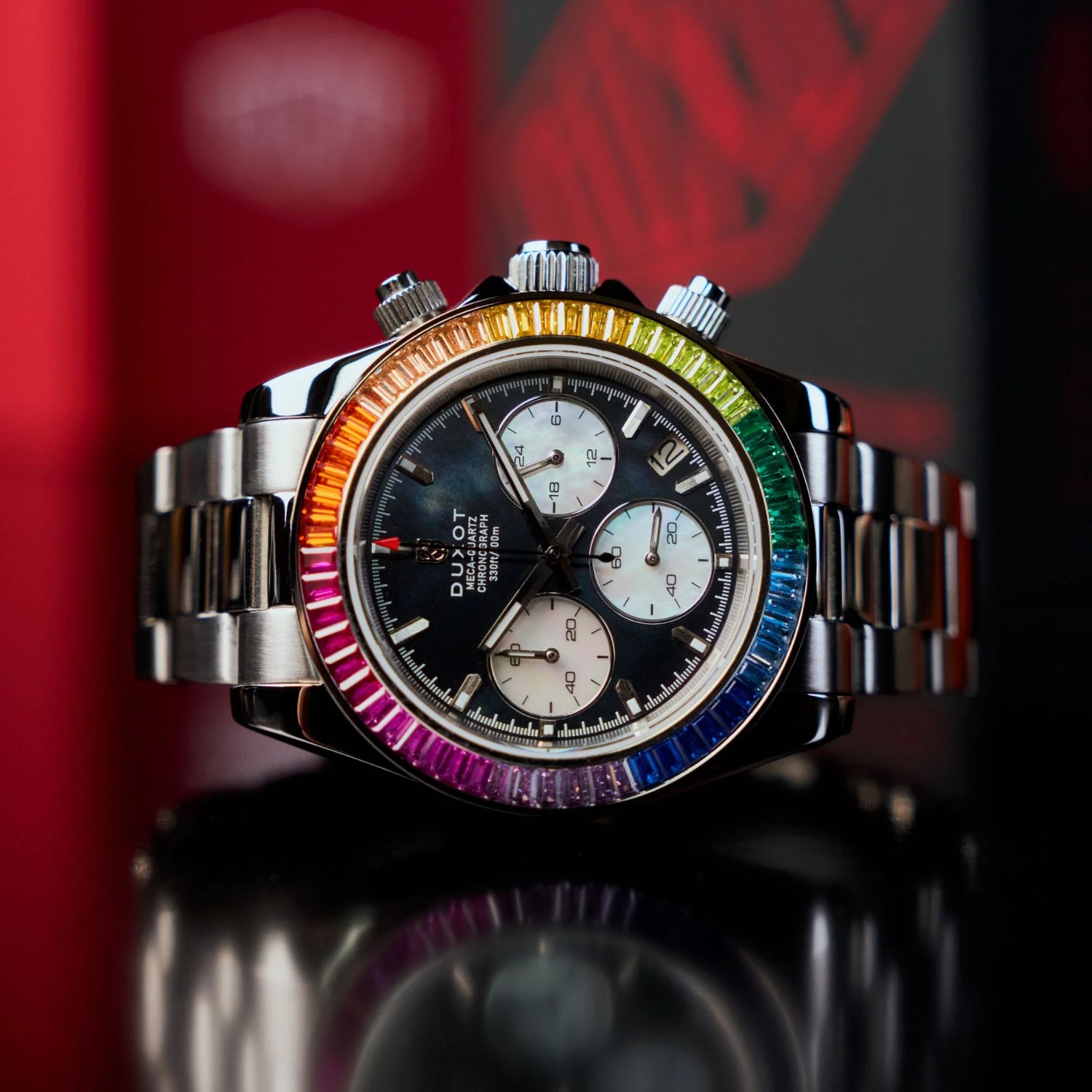 ACCELERO RAINBOW CHRONOGRAPH – Pearl Black – DX-2064-22