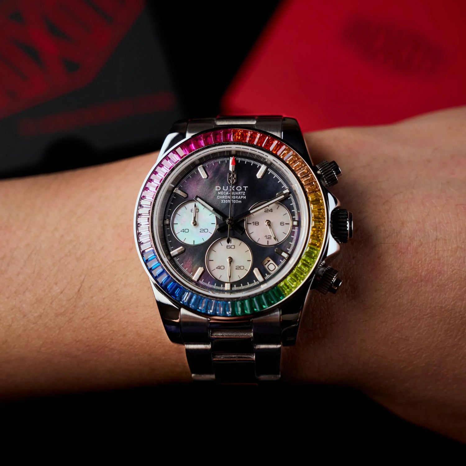 ACCELERO RAINBOW CHRONOGRAPH – Pearl Black – DX-2064-22