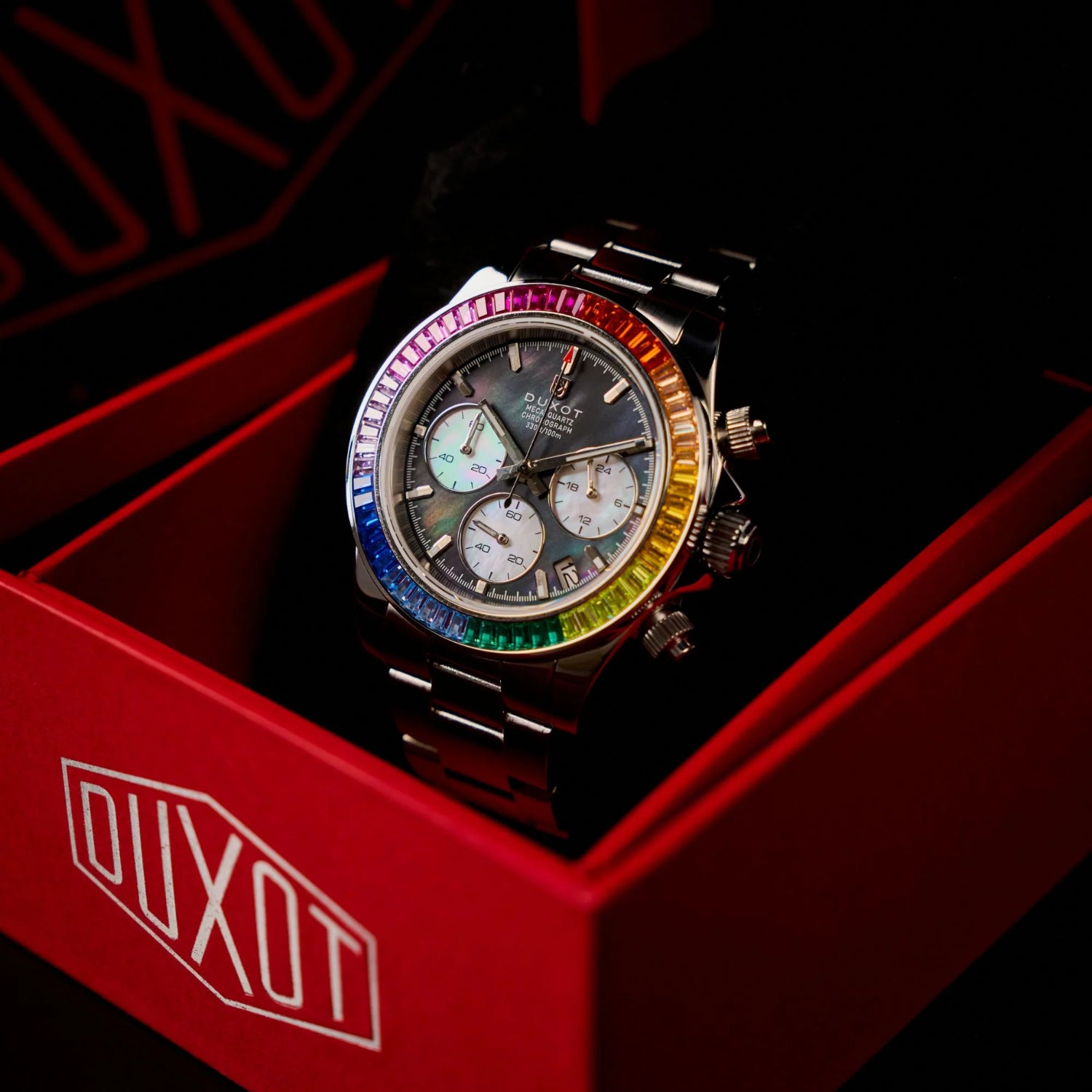 ACCELERO RAINBOW CHRONOGRAPH – Pearl Black – DX-2064-22