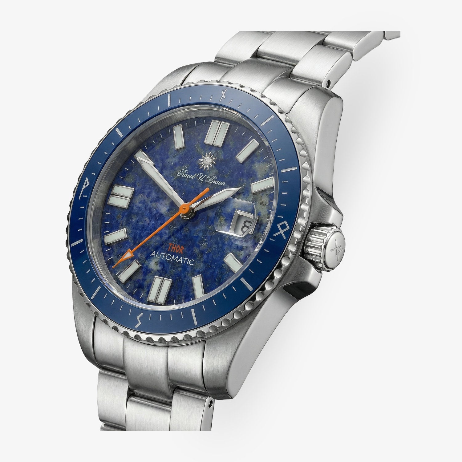 Automatikuhr RUB05-0576SS-bl «Thor»