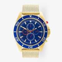 Automatik-Uhr RUB05-0341R-GM-bl – mit Vollkalender in gold-blauer Eleganz