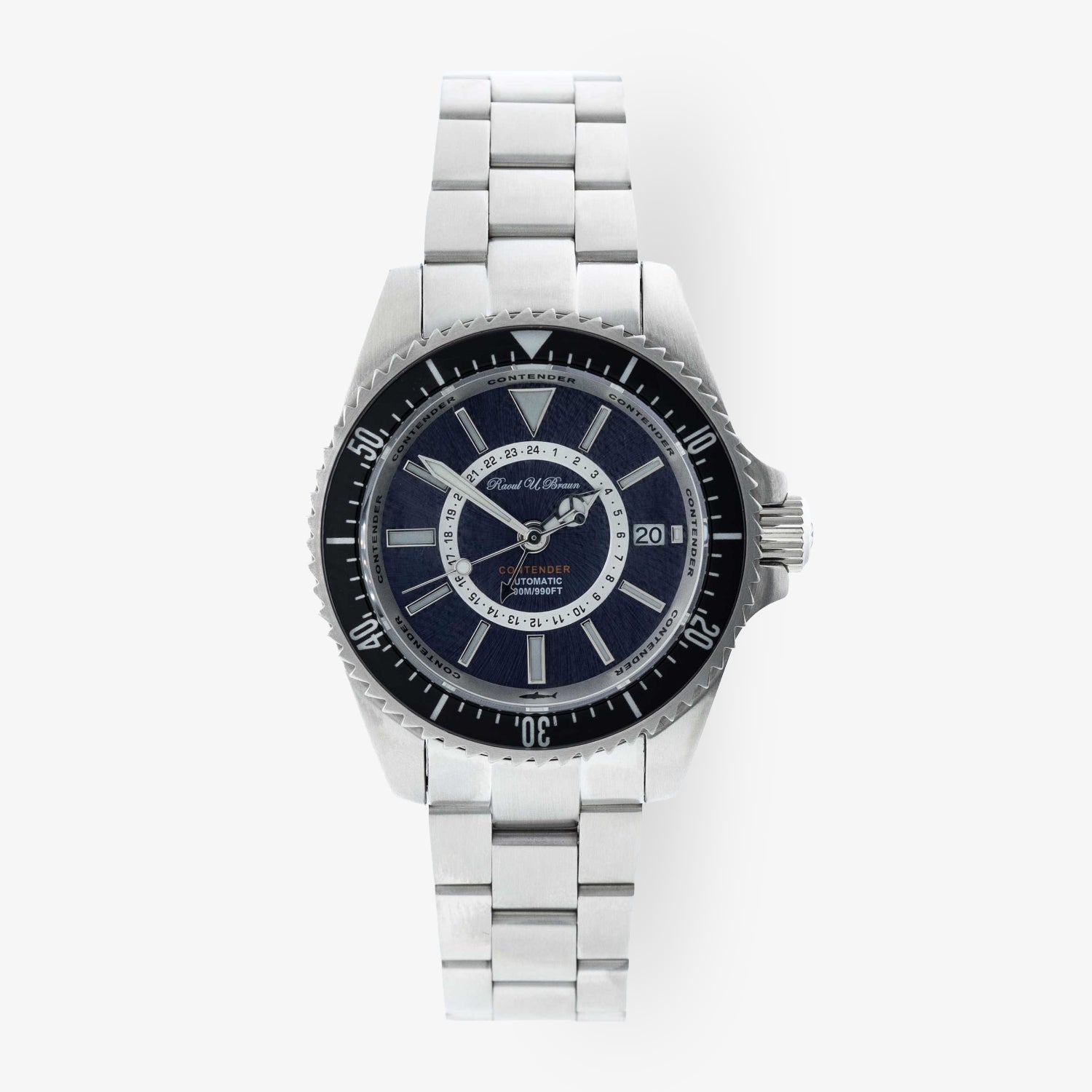 Automatikuhr RUB05-0537C-SS-bl «Contender» – Limited Edition