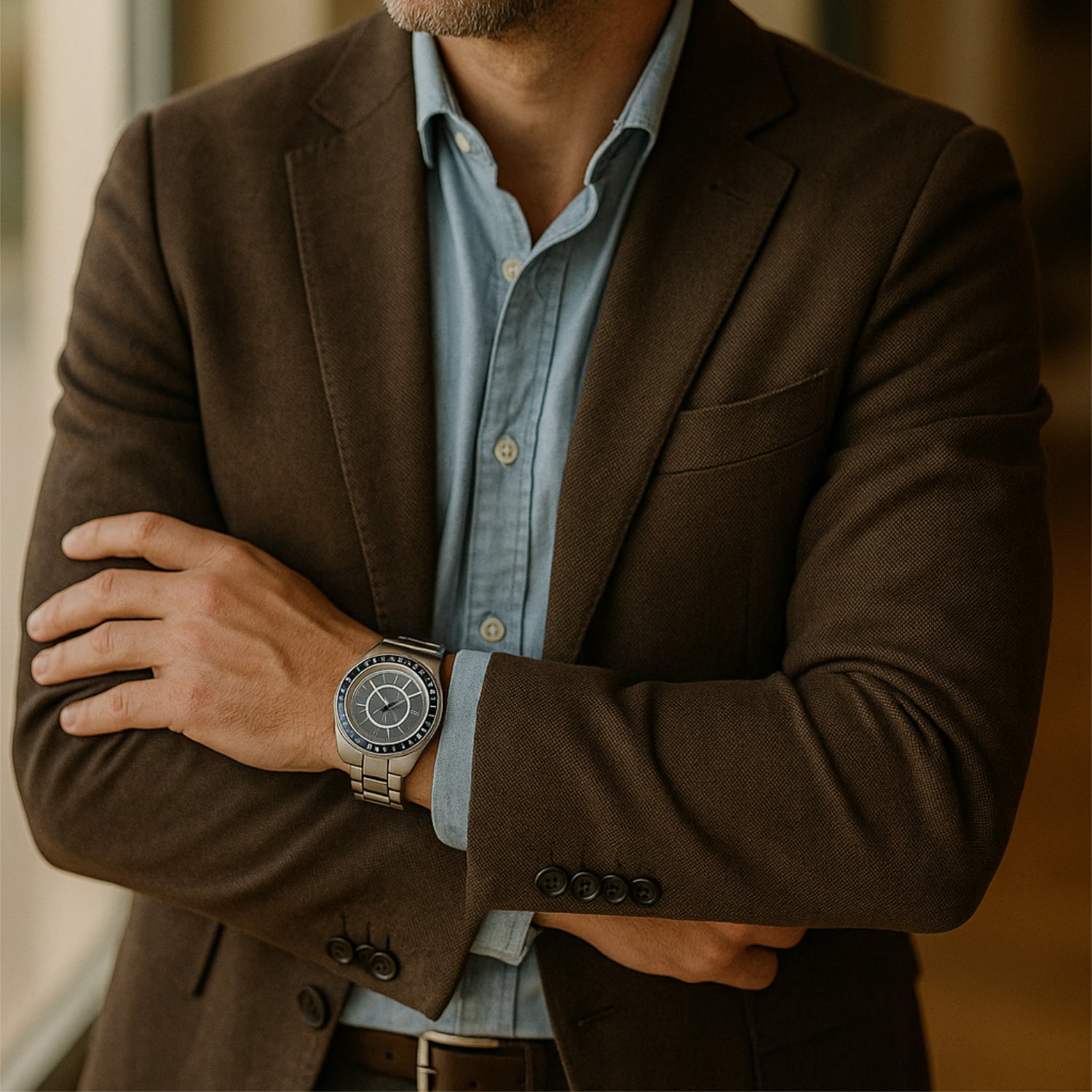 Automatikuhr RUB05-0537C-SS-ol «Contender» – Limited Edition