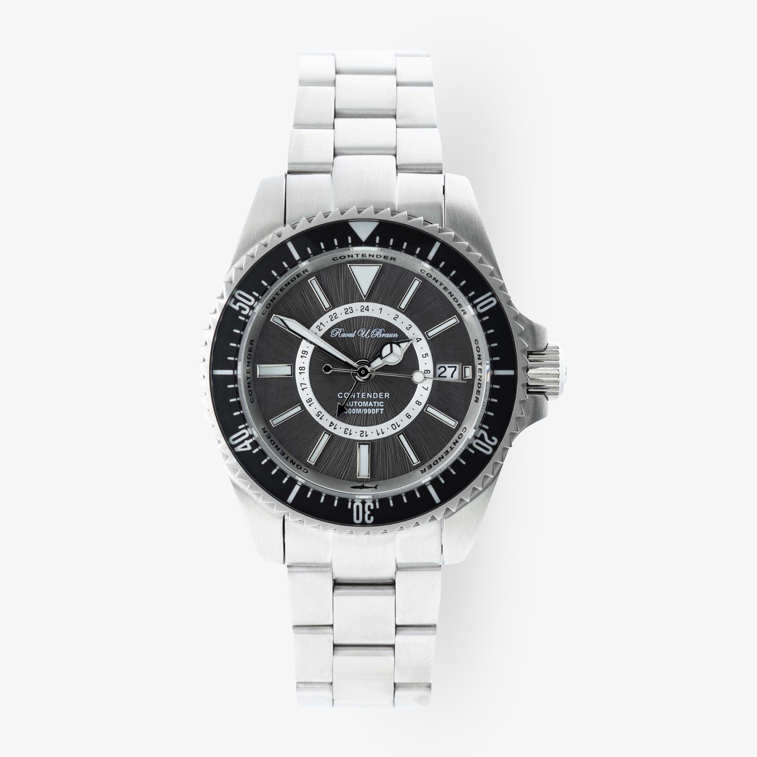 Automatikuhr RUB05-0537C-SS-gra «Contender» – Limited Edition