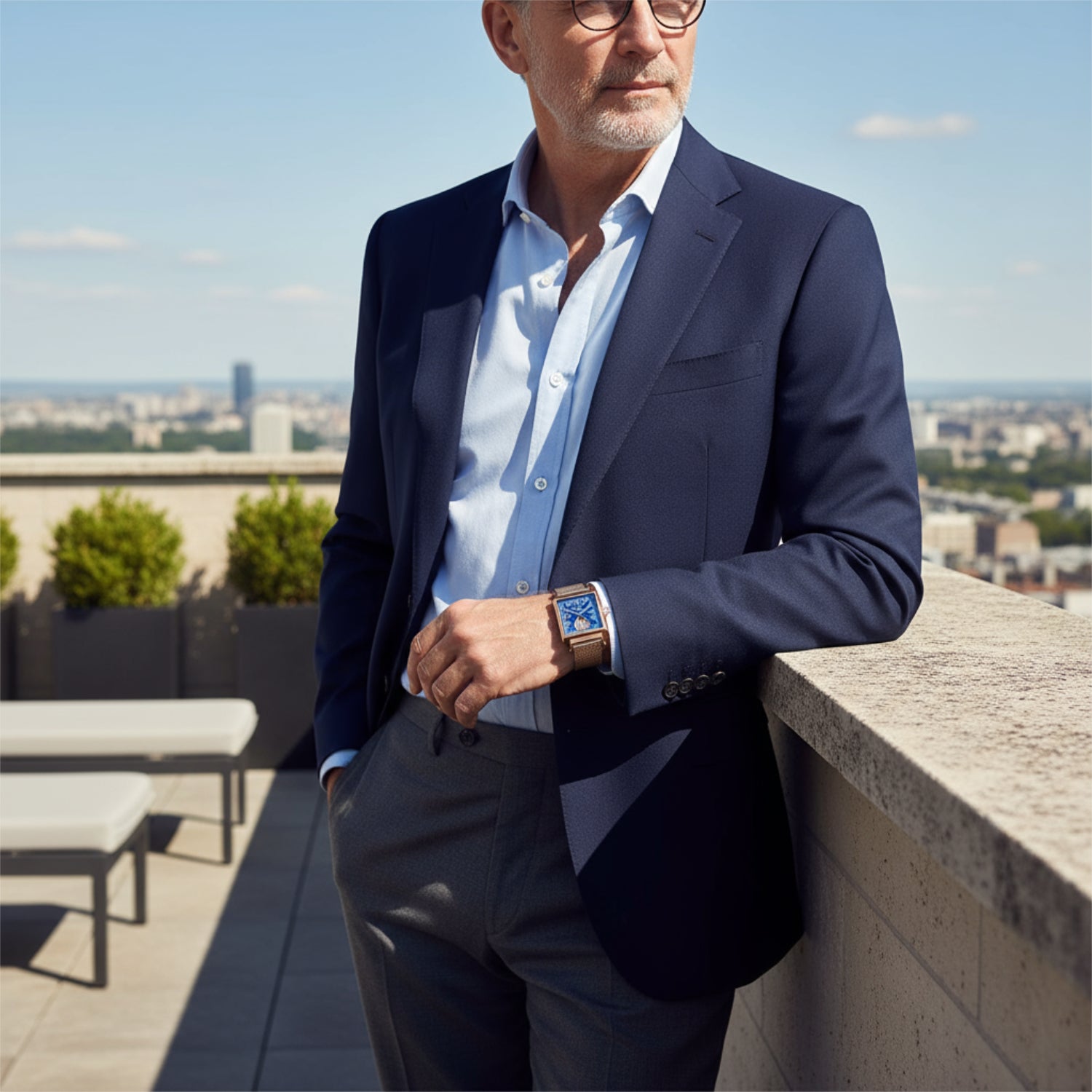 Automatikuhr PS81I-2L36-01RM-bl «Hommage 1770»