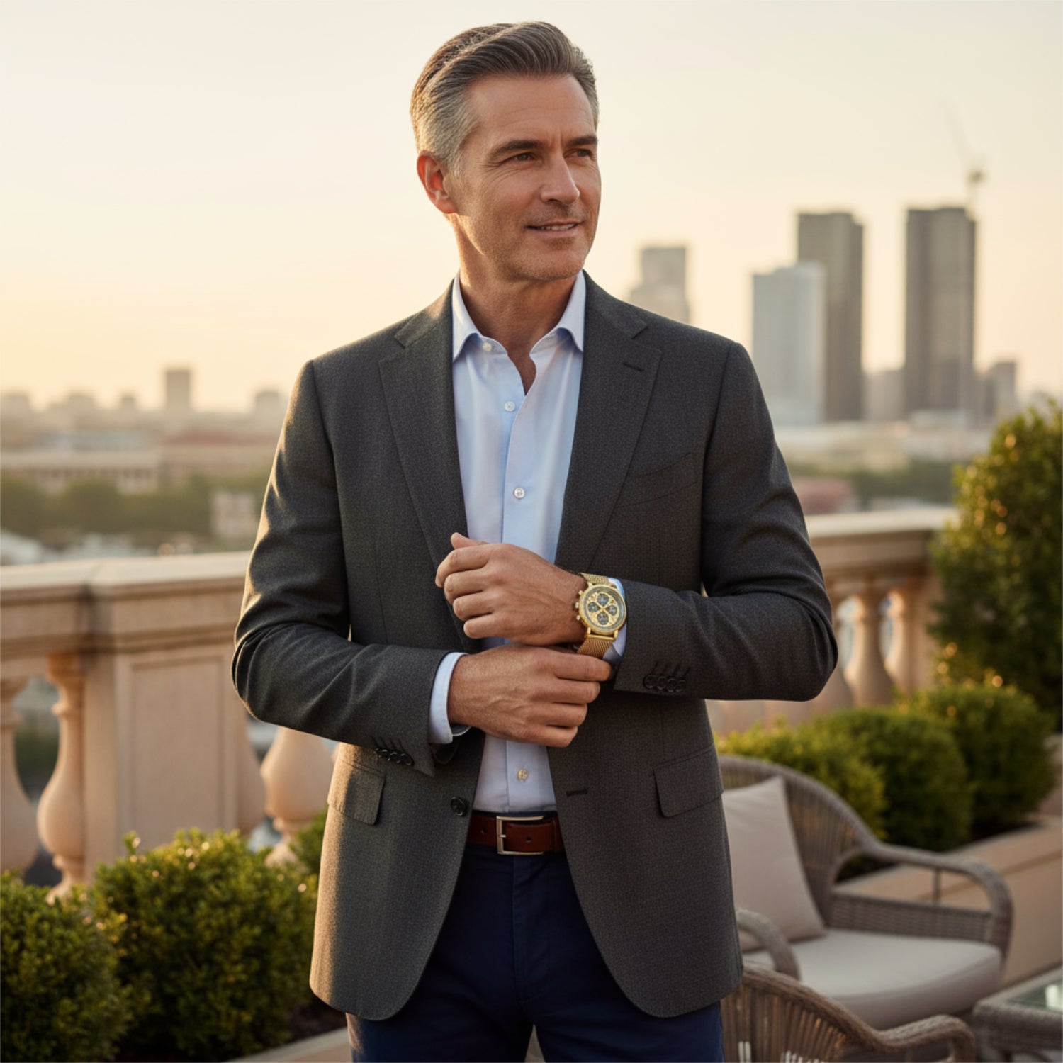 Automatikuhr PS42I-JHL06-01GM-go-gr «Hommage 1770»