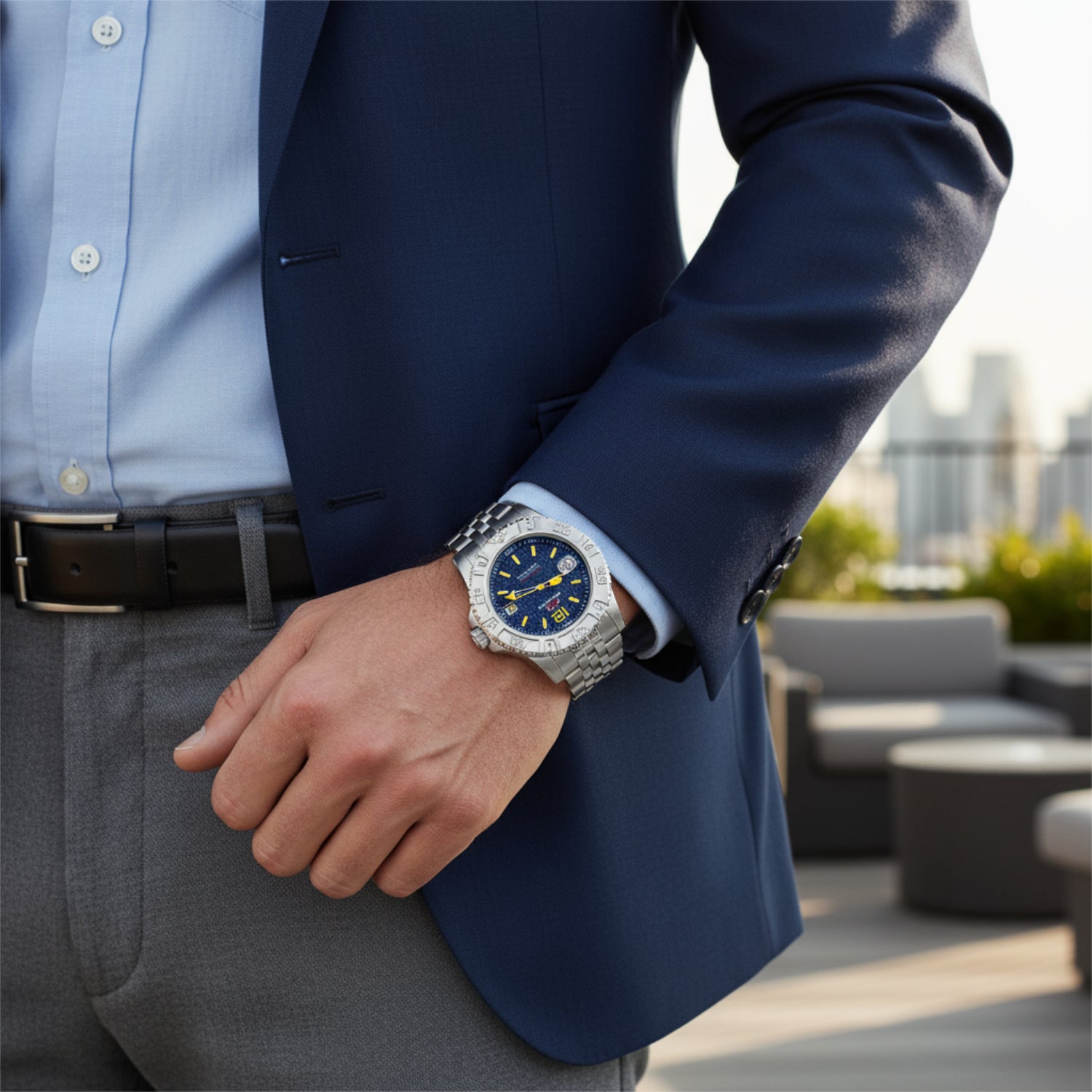 Automatikuhr DL05-1259-SS-bl «Regatta»