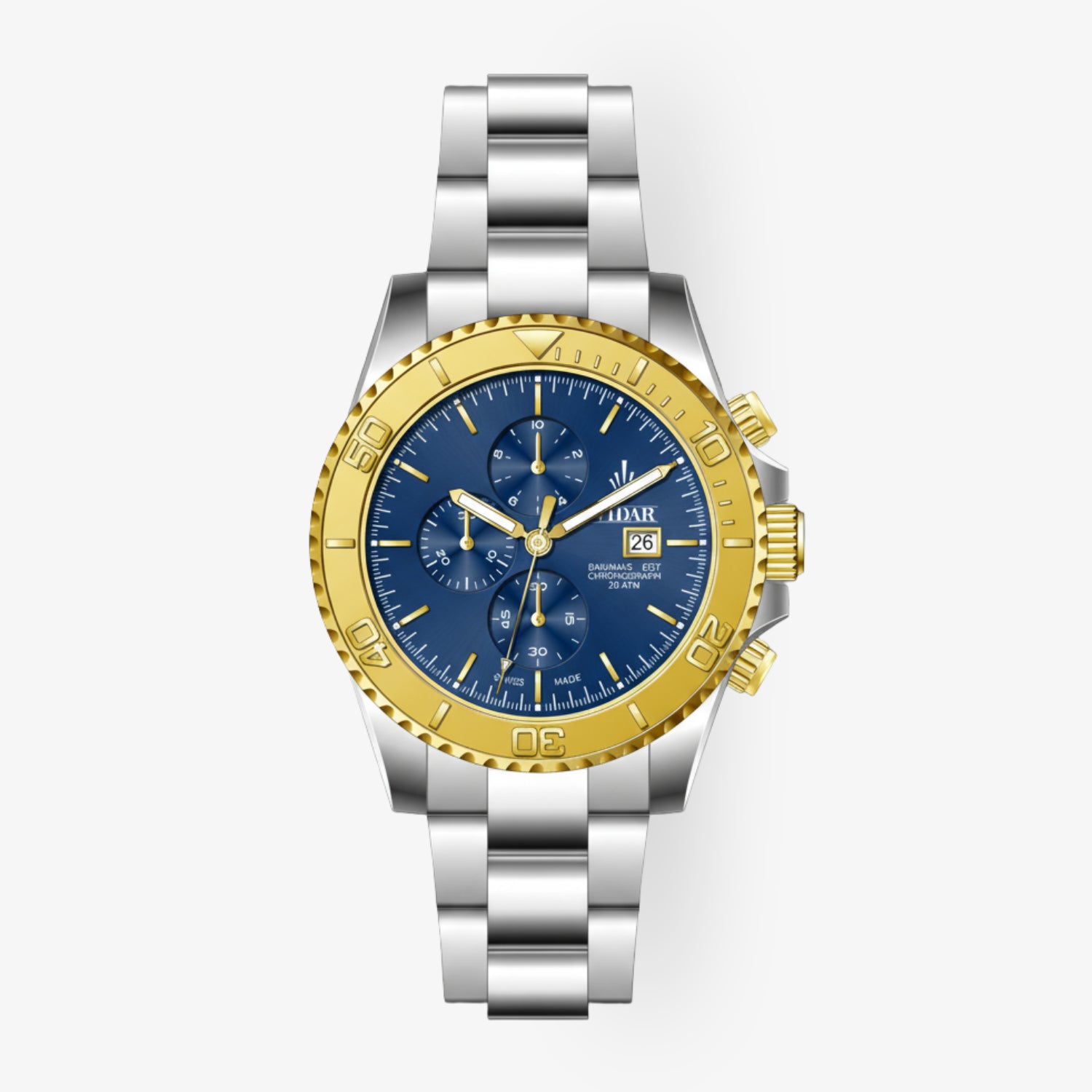 VR012-3540D-SG-bl «Swiss Made» Chronograph