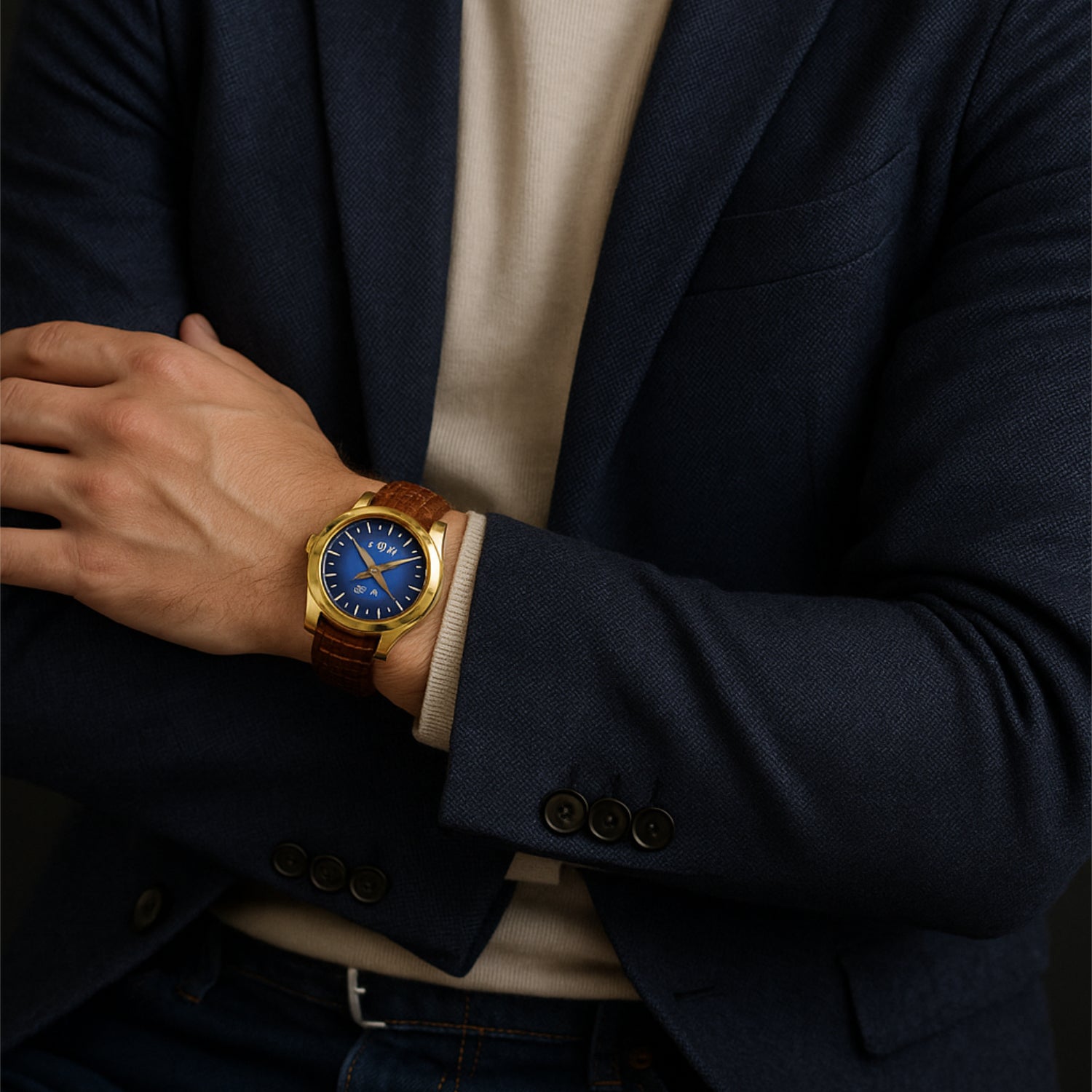 Automatikuhr VR018-200-01GL-bl «Cap Ferrat»