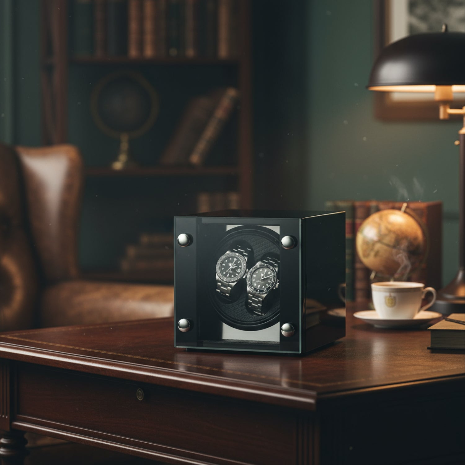 Uhrenbeweger «Tangente» – Black Steel