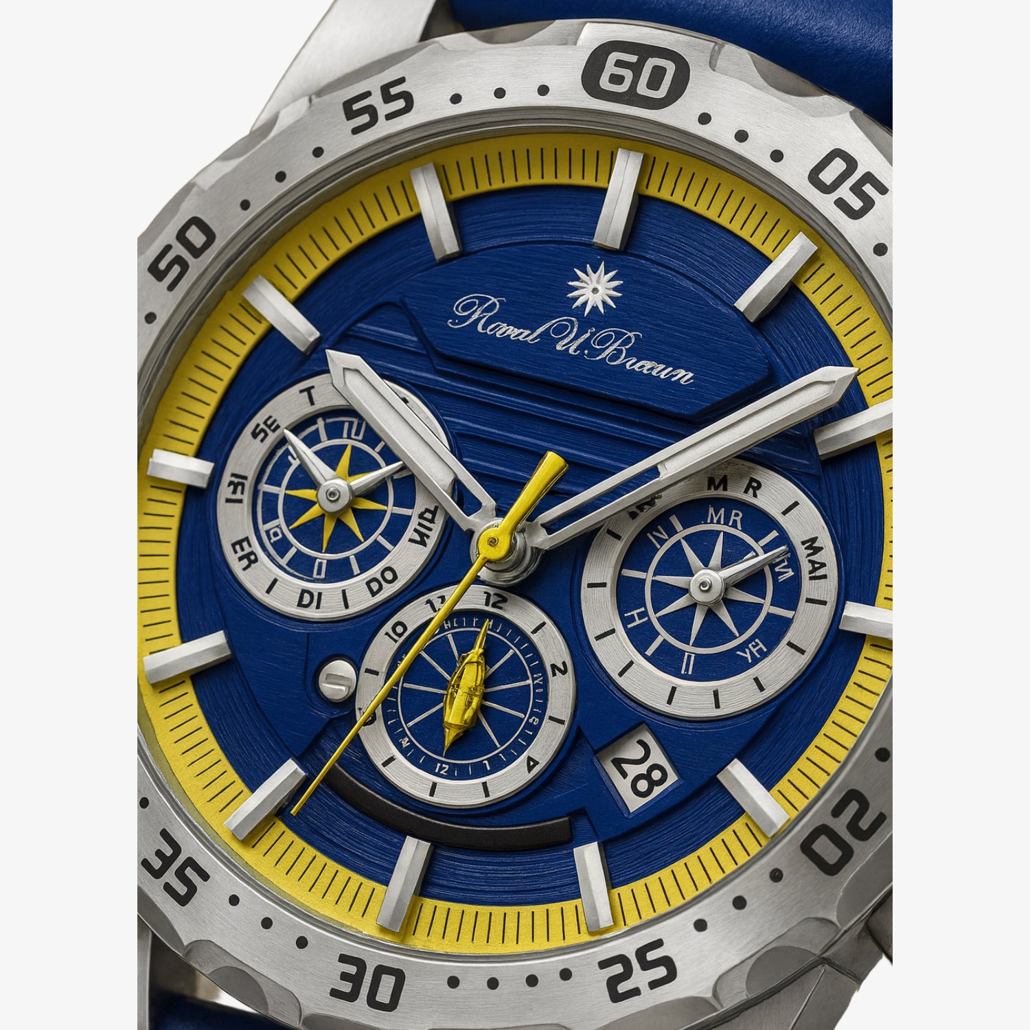 Automatikuhr RUB05-0430PB-SL-bl-ge «Amazonas III» – Limited Edition