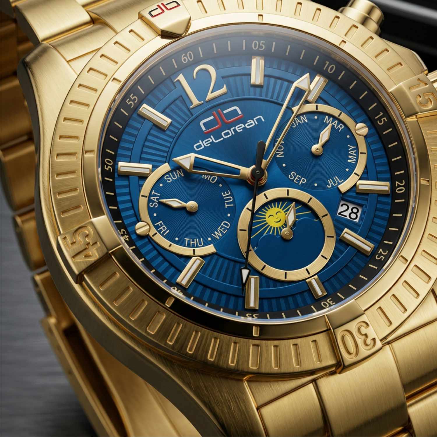 Automatikuhr DL05-1270-GG-bl «FANGIO»