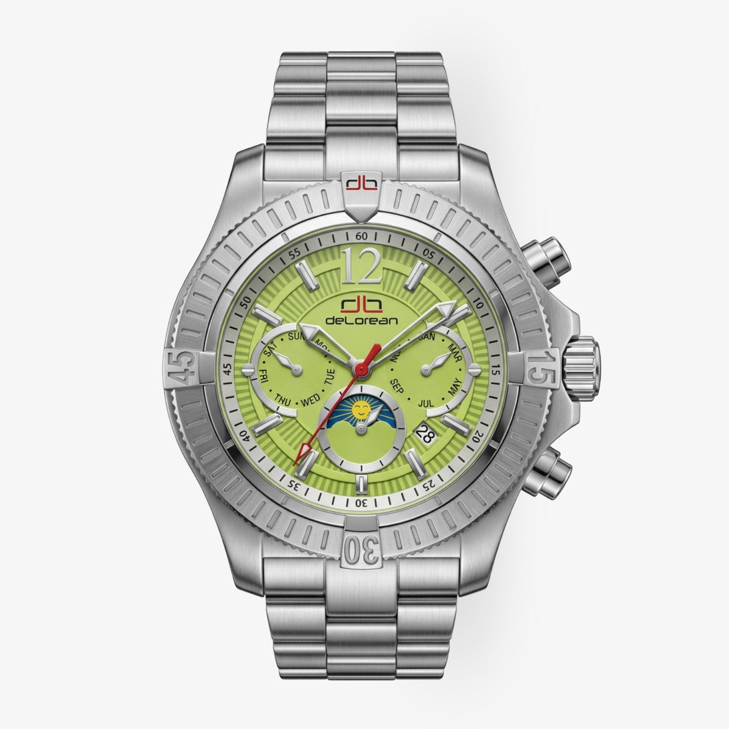 Automatikuhr DL05-1270-SS-lime «FANGIO»