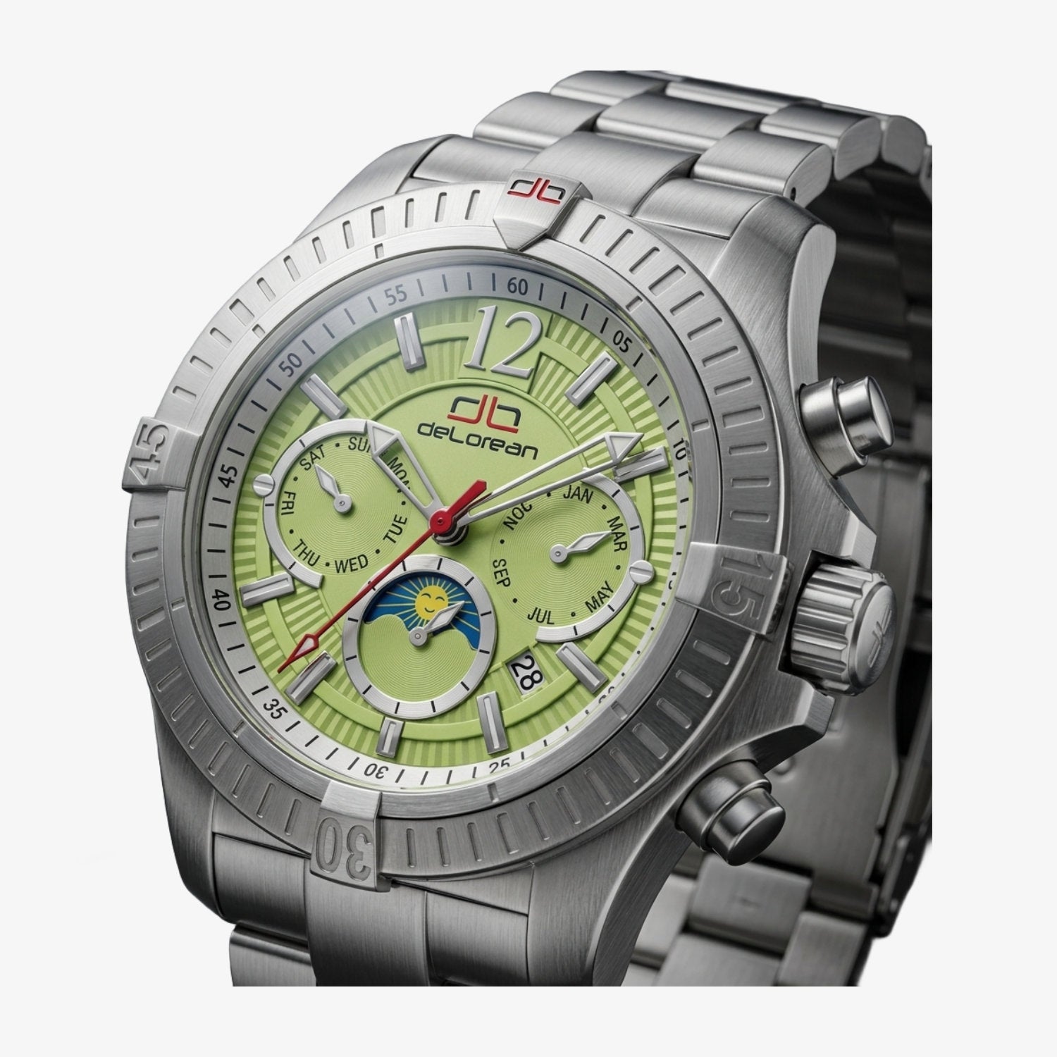 Automatikuhr DL05-1270-SS-lime «FANGIO»