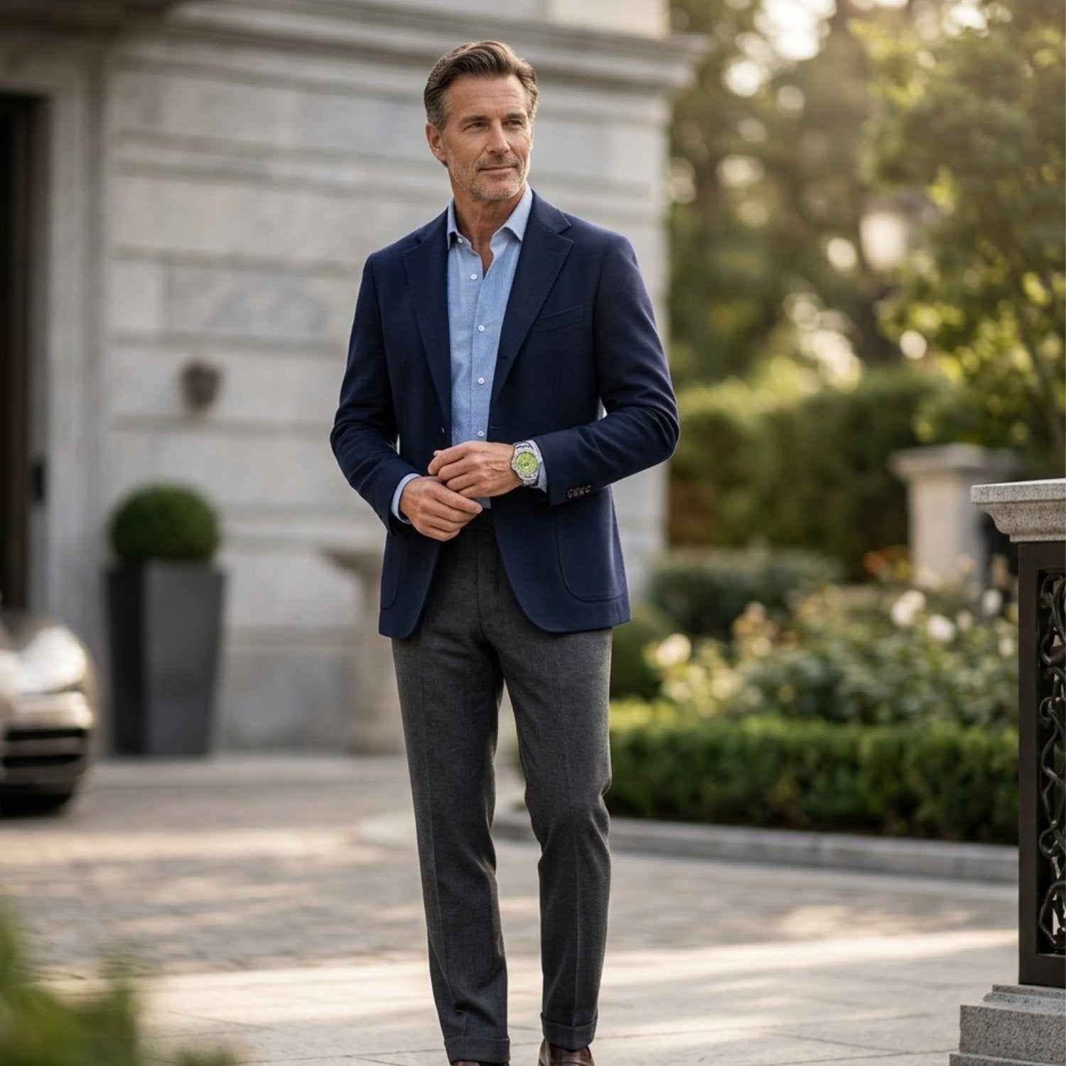 Automatikuhr DL05-1270-SS-lime «FANGIO»