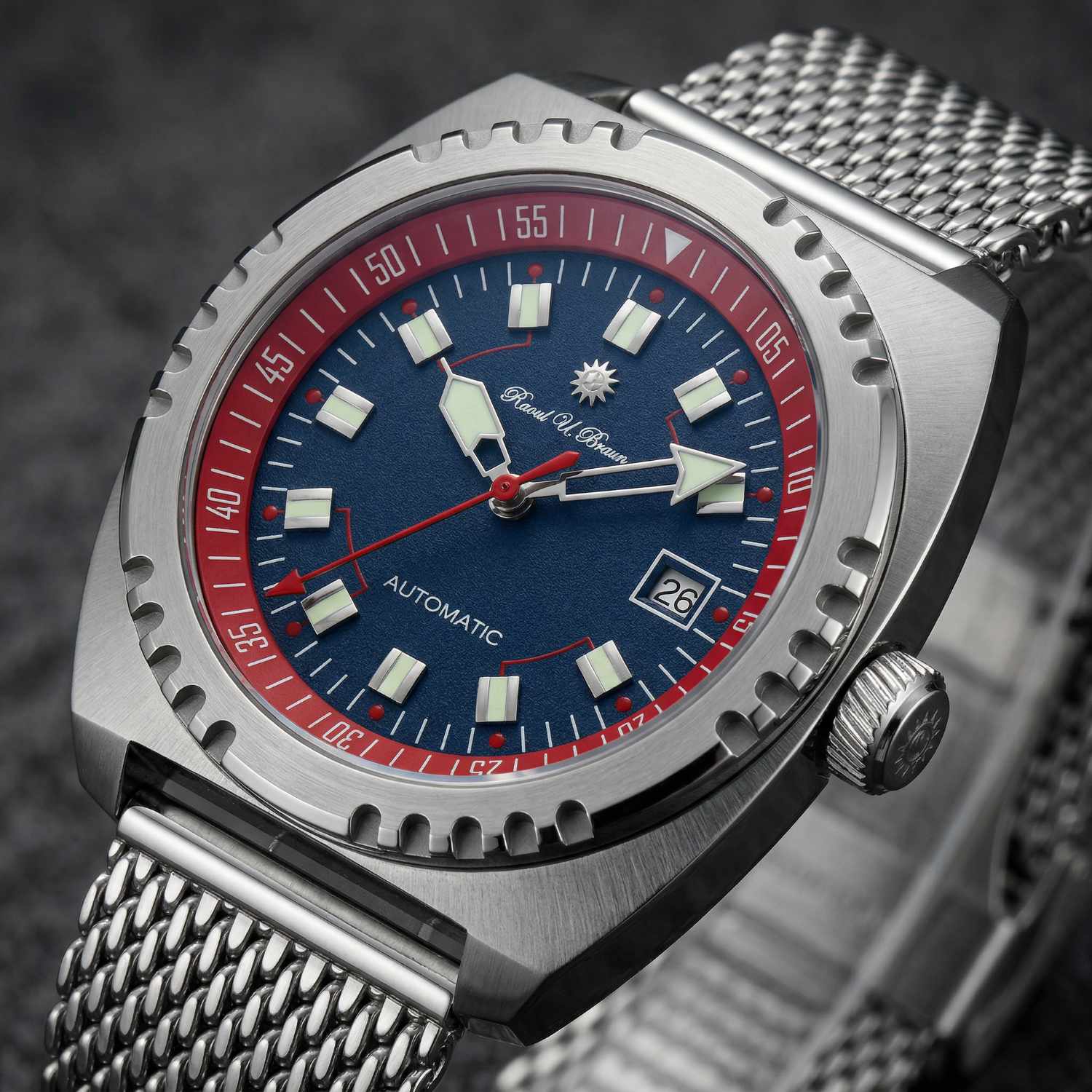 Automatikuhr RUB05-0586-SM-bl-r