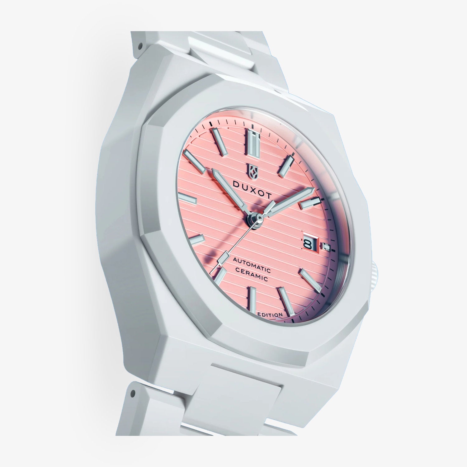 Pamplona Ceramic Automatikuhr DX-2078-11 «Petal Cream» Limited Edition