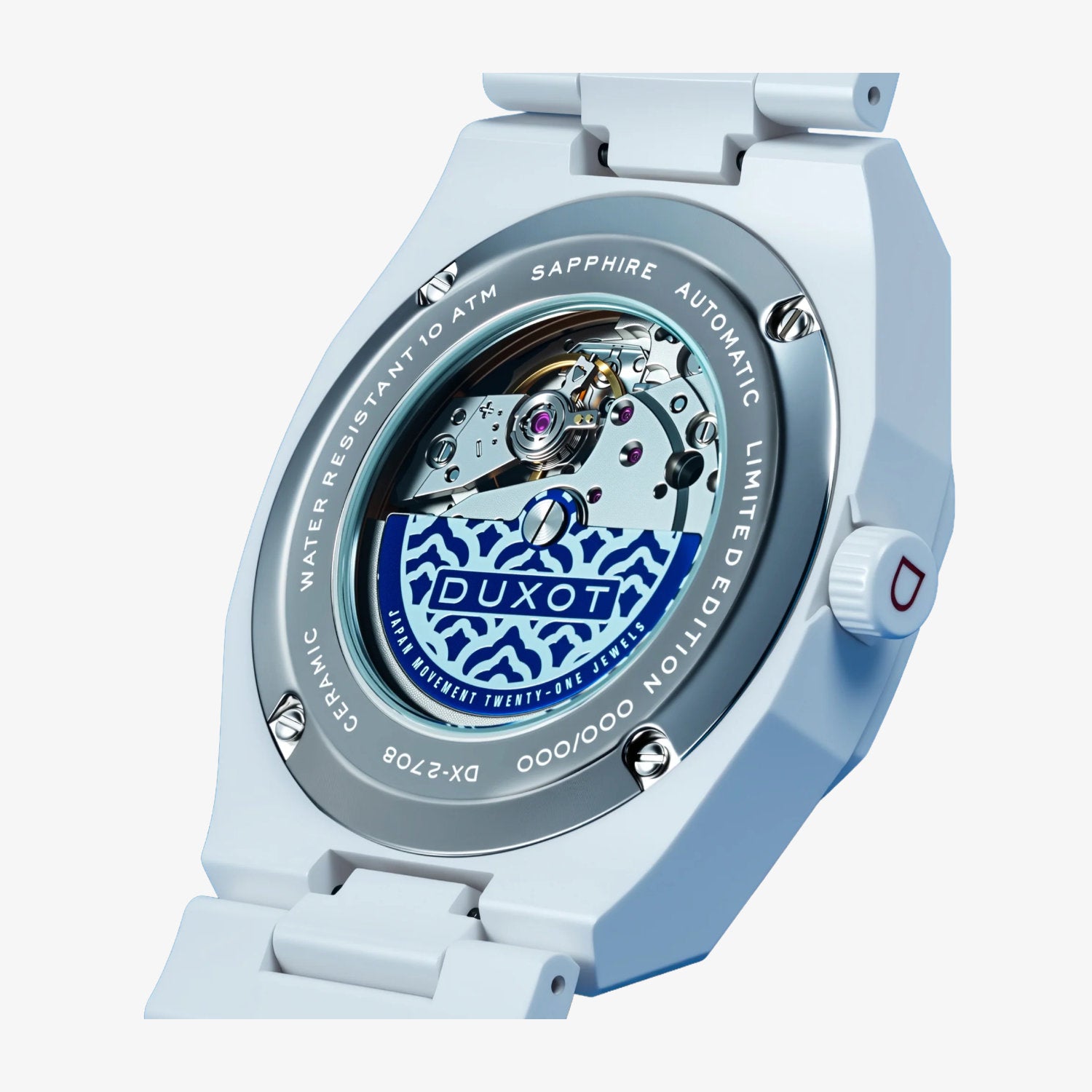 Pamplona Ceramic Automatikuhr DX-2078-11 «Petal Cream» Limited Edition