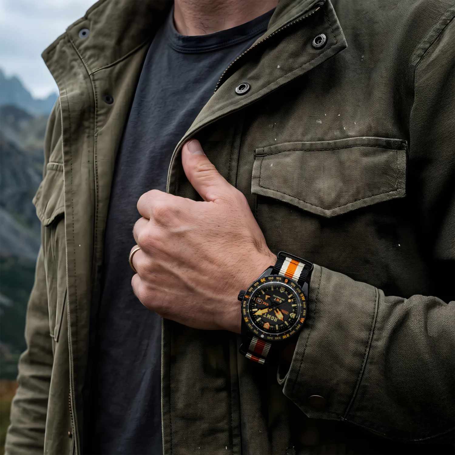 Automatikuhr Dragoon GMT RG-8074-05 «Sniper Shade»