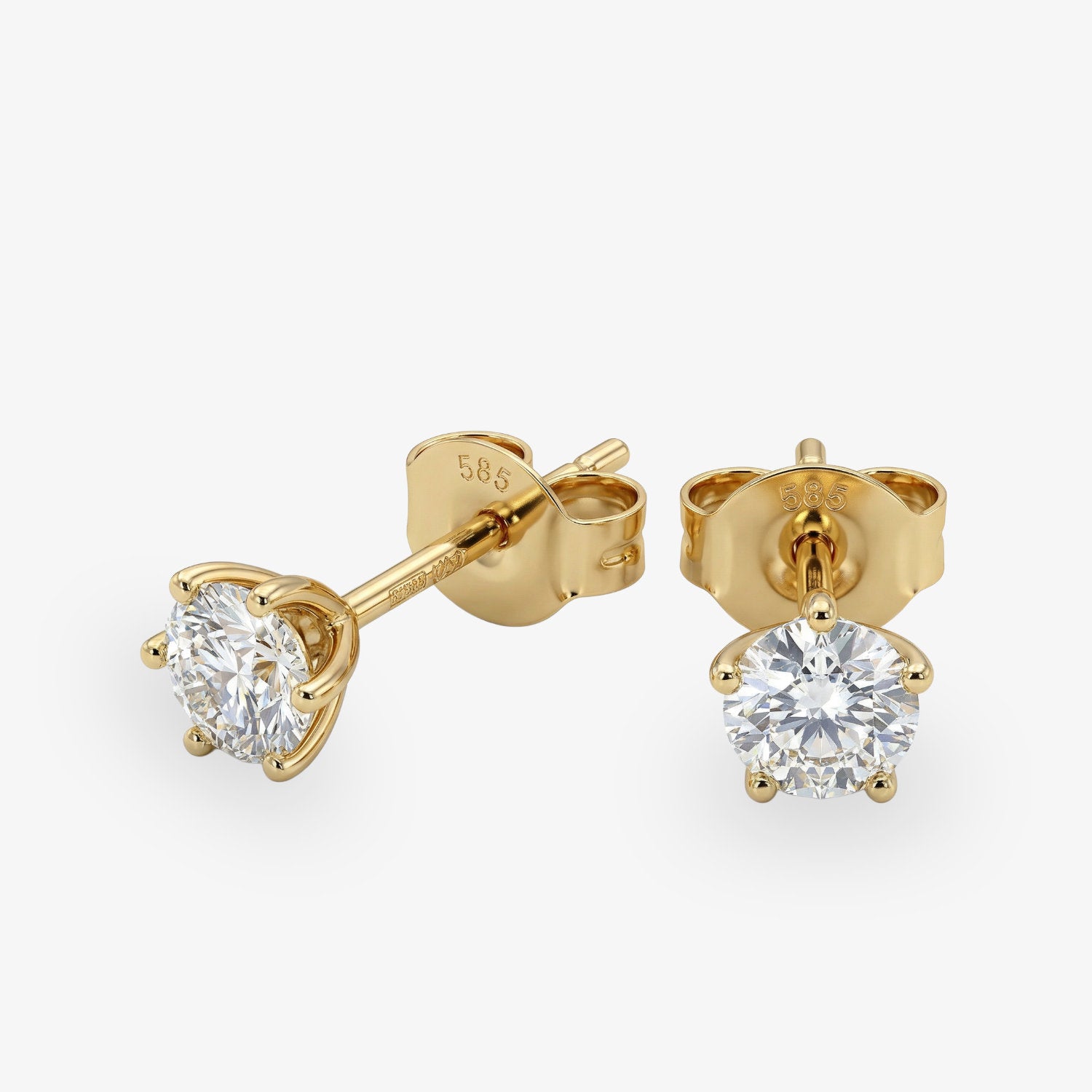 Ohrstecker Chloé – 585er Gelbgold mit je 0,25 ct Brillanten