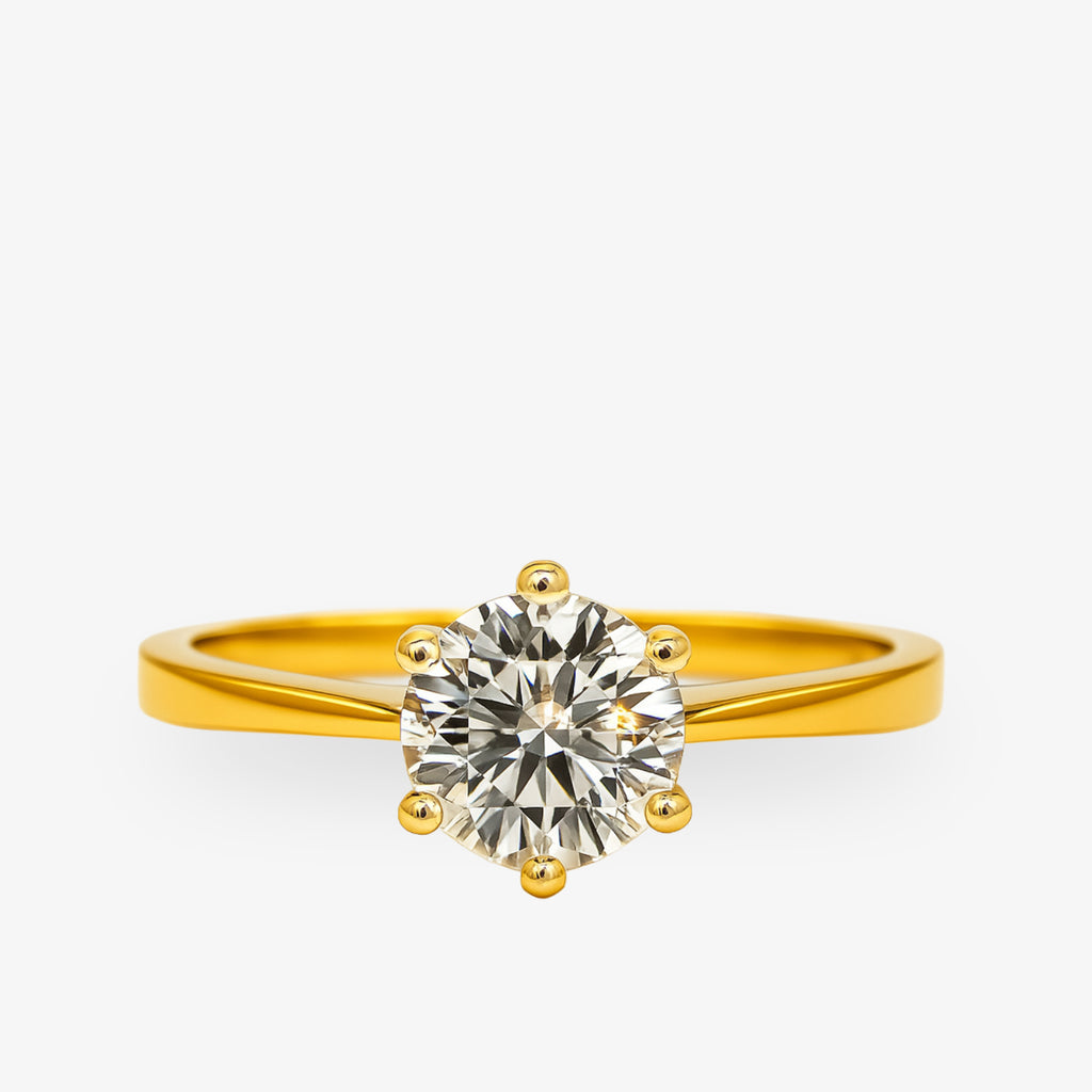 Anmol Rind ANMOL Ring Vivienne – 585er Gelbgold & 1 ct Brillant|Solitärring Damen