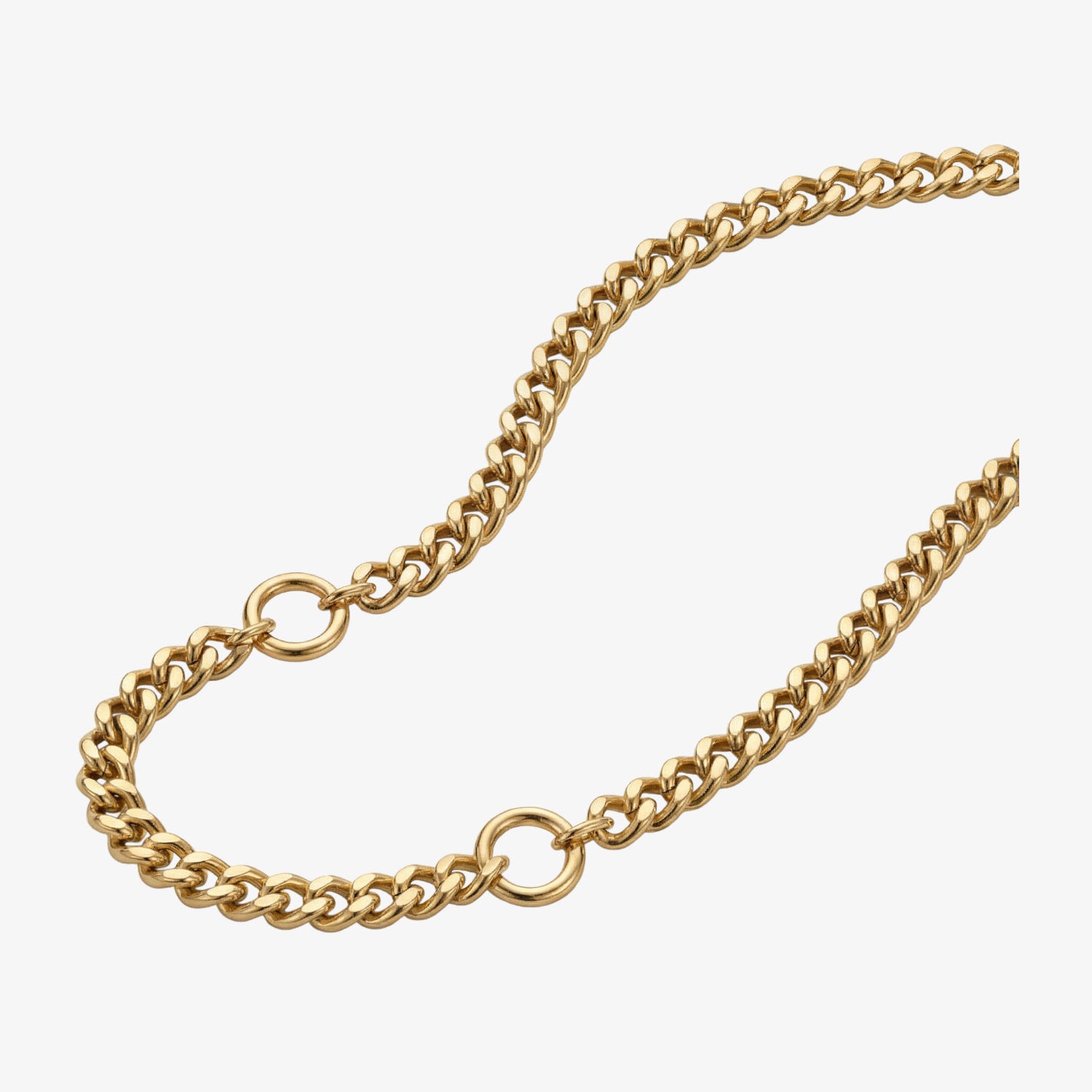 Chaîne de réservoir – or jaune 585, env. 4,9 g