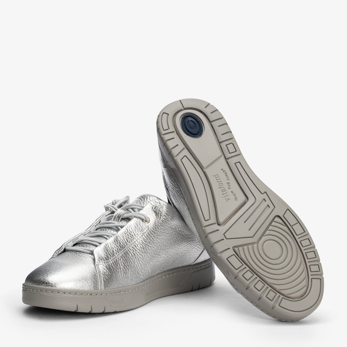 VITAFORM Sneaker Hirschleder Corvatsch in Silber – Ansicht 2