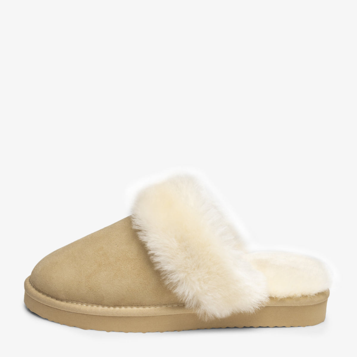 VITAFORM Hausschuh Doubleface Arosa in Beige – Ansicht 3