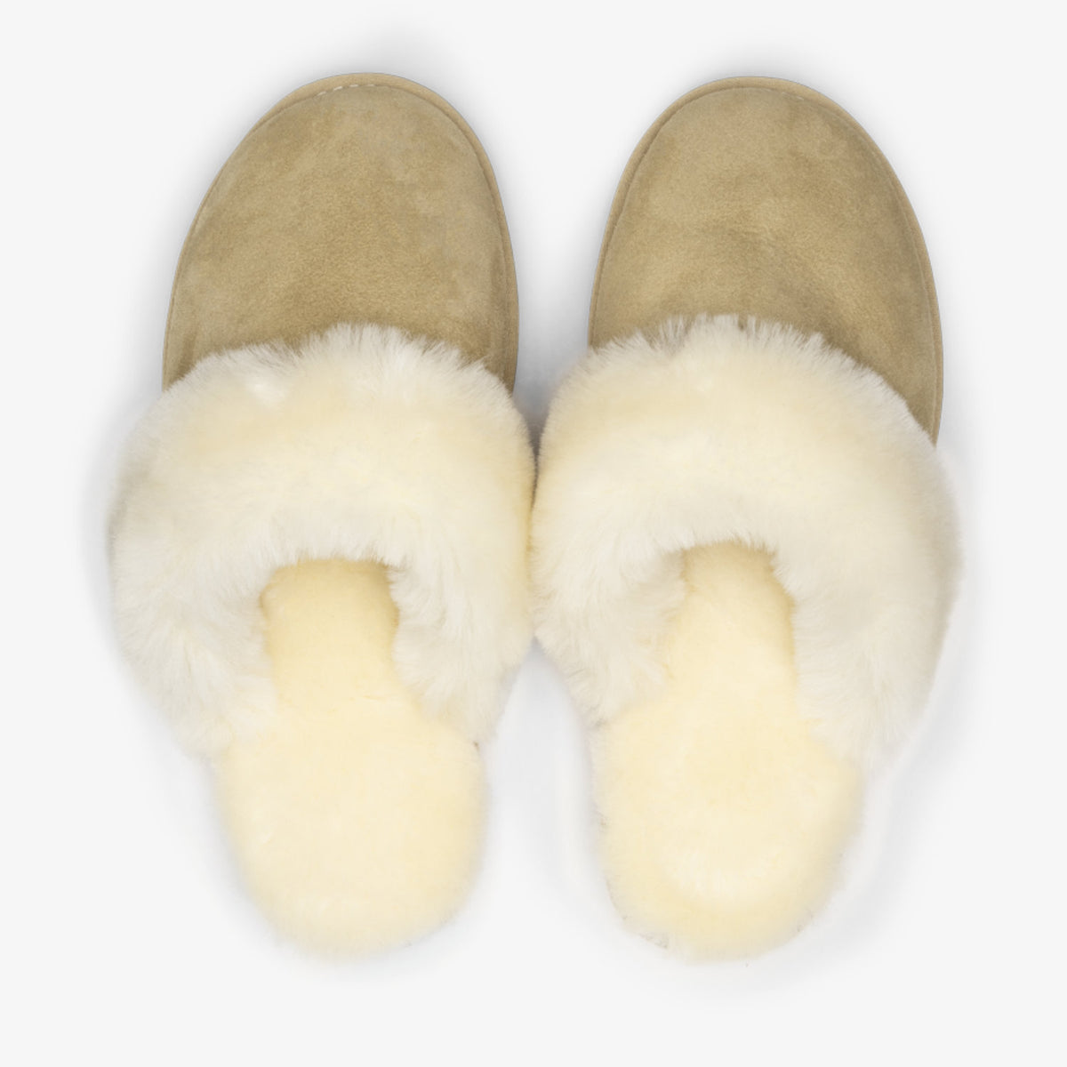 VITAFORM Hausschuh Doubleface Arosa in Beige – Ansicht 4