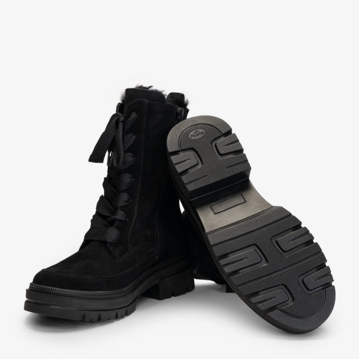 VITAFORM Stiefelette Veloursleder Zermatt in Schwarz – Ansicht 2