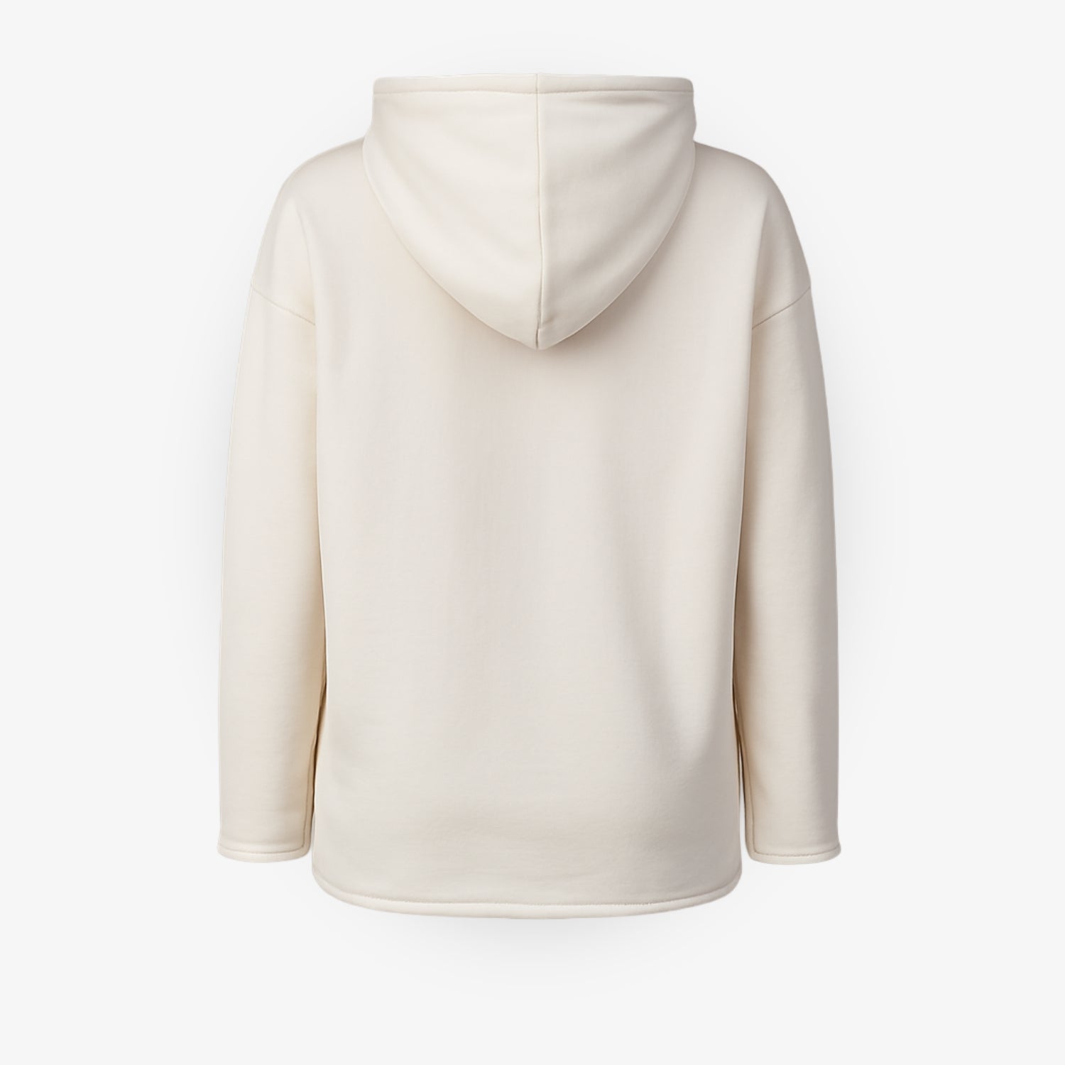 Loungewear Kapuzenpullover in Creme – lässiger Hoodie in nachhaltiger Qualität