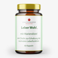 Leber Wohl mit Pflanzenstoffen und Cholin