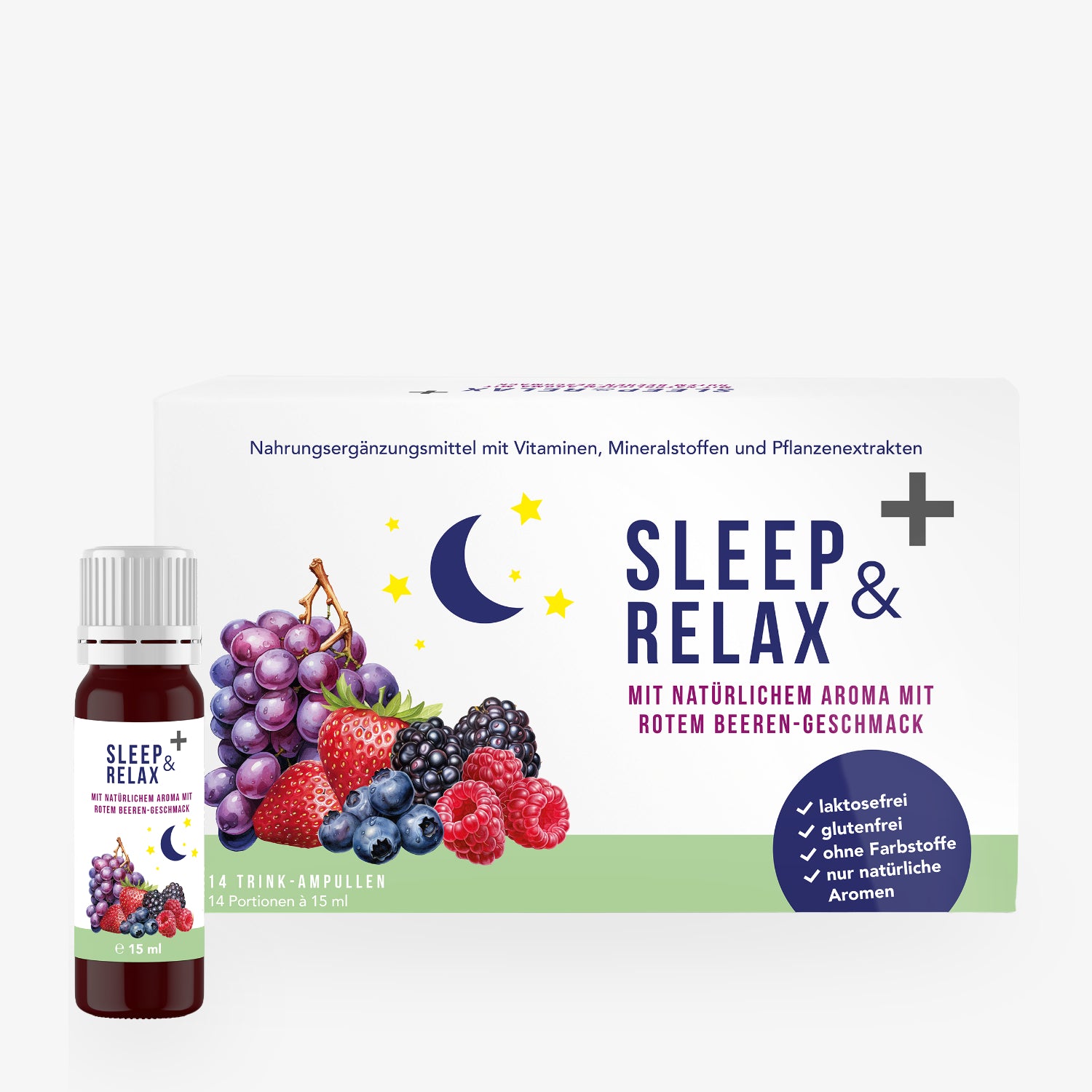Sleep & Relax+ Trinkampullen – jeweils 15 ml