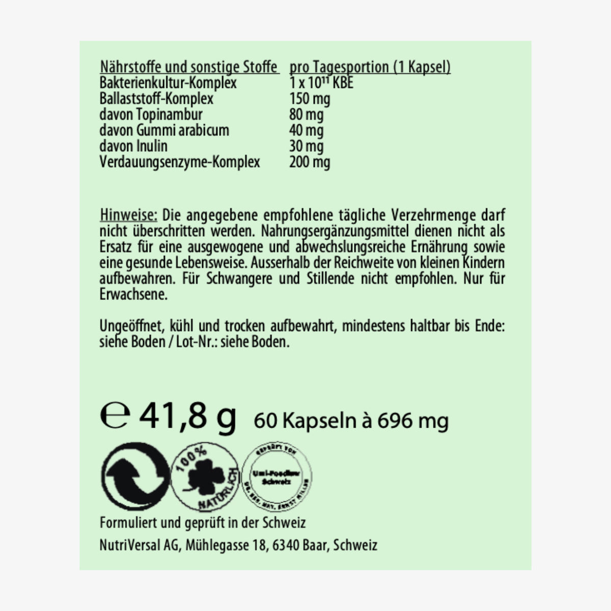 Microbiom Complex – 60 Kapseln
