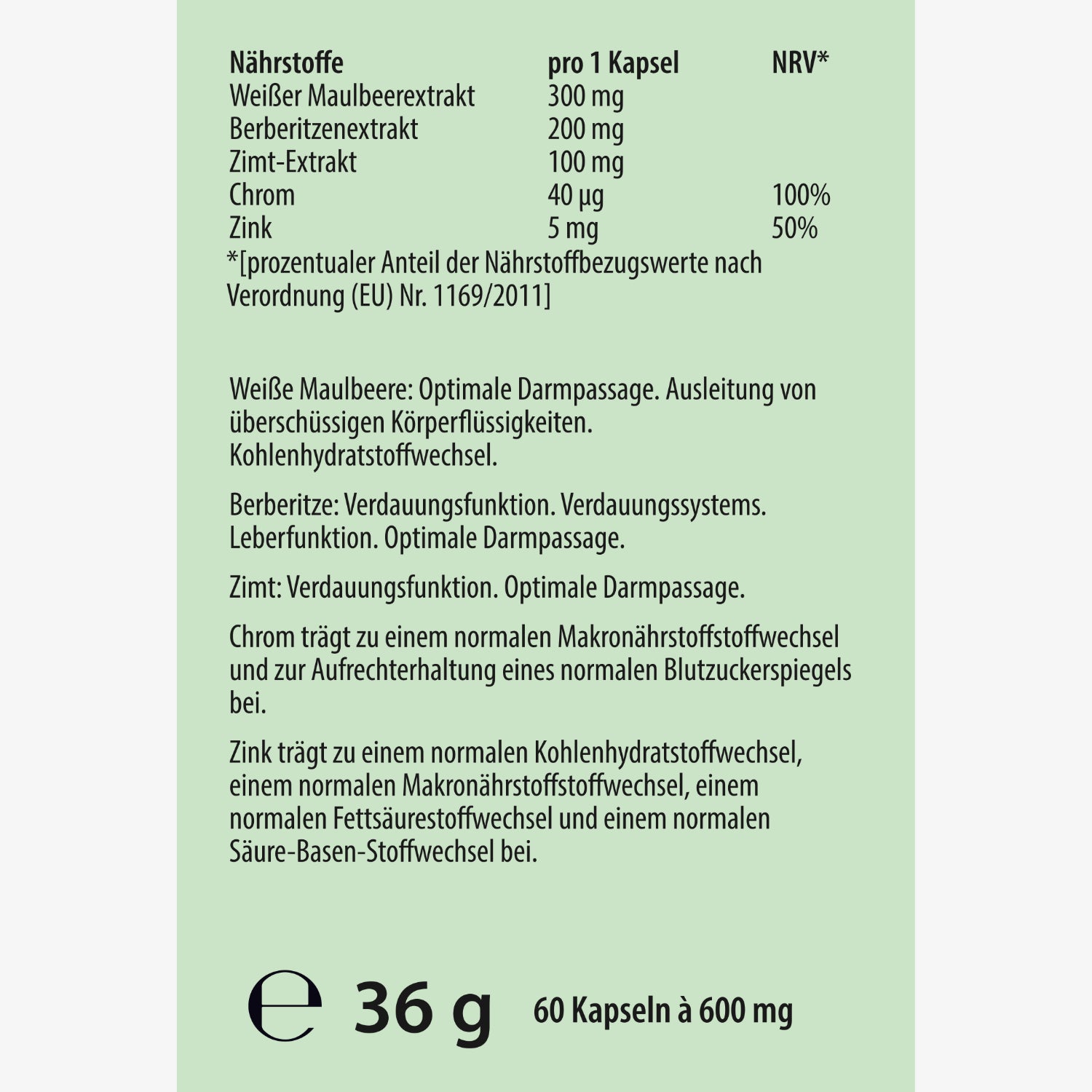 Metabol Control – 60 Kapseln