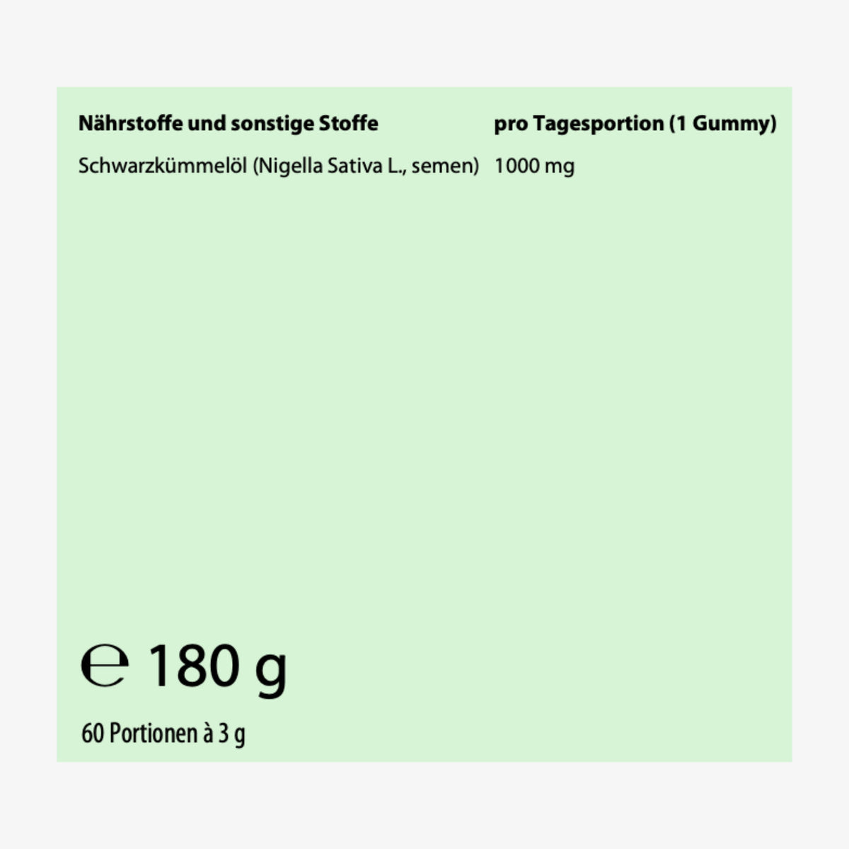 Bonbons gélifiés au cumin noir – 60 pièces