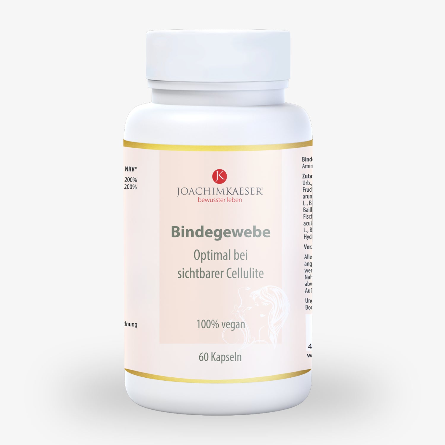 Bindegewebe – Optimal bei sichtbarer Cellulite – 60 Kapseln