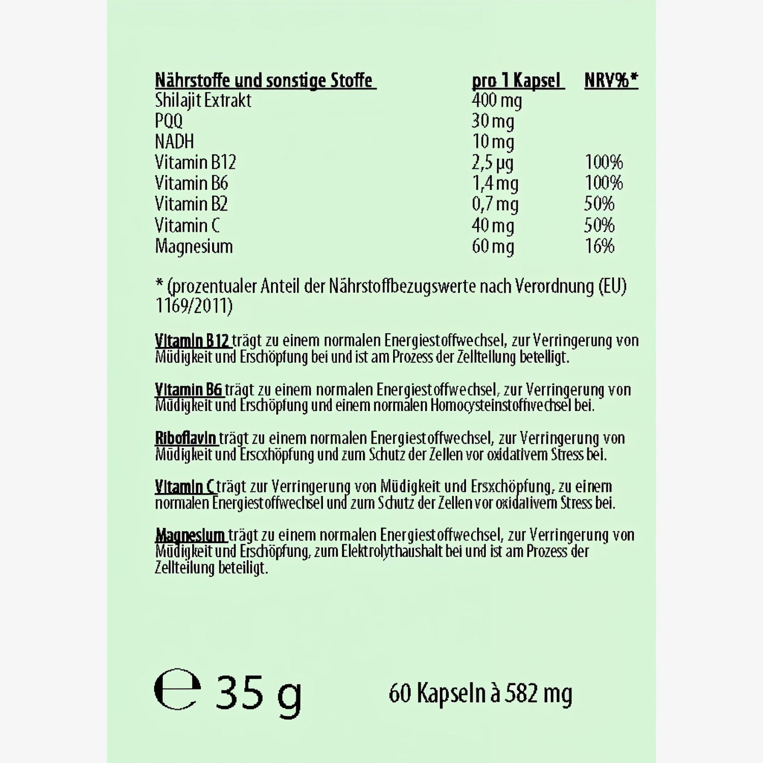 Booster mitocondriale – 60 capsule