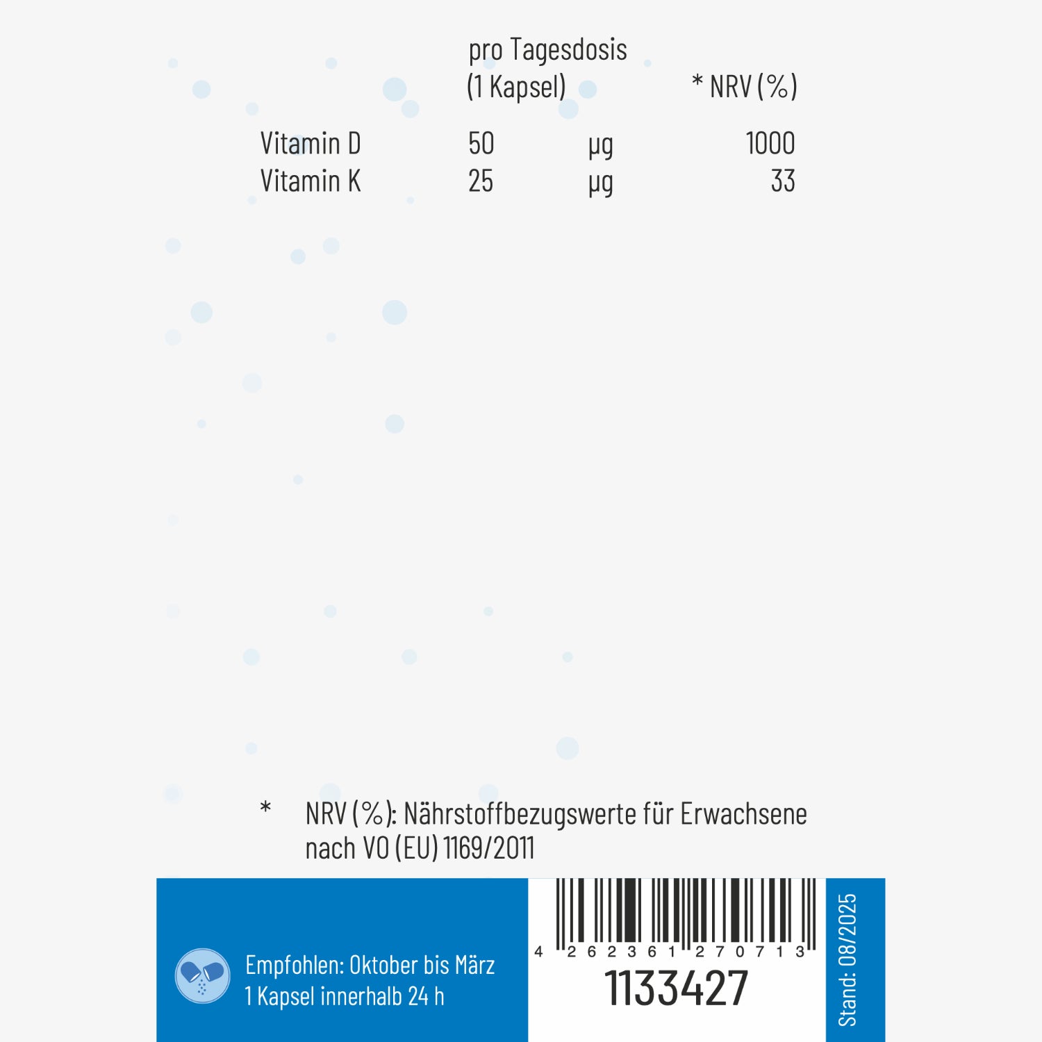 VITAMIN D3 – WINTER – 180 Kapseln