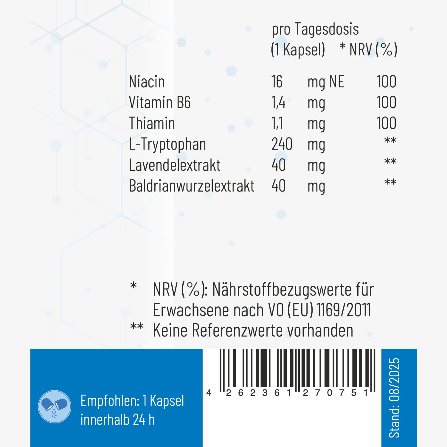 SCHLAF – für natürliche Entspannung & erholsame Nachtruhe