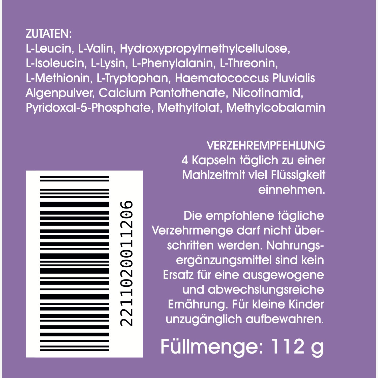 Amino Force – 120 Kapseln