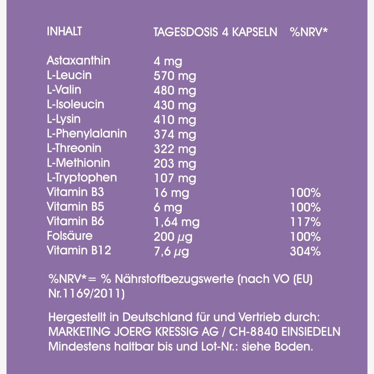 Amino Force – 120 Kapseln