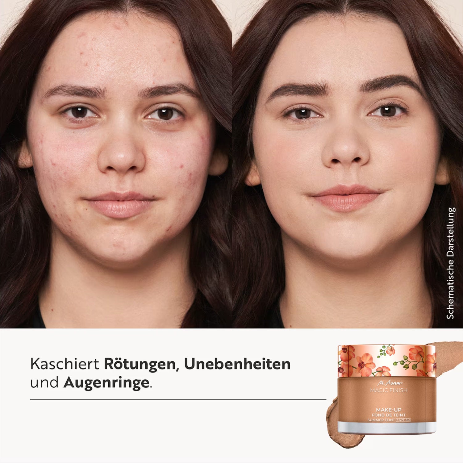 Magic Finish Make-up Mousse Summer Teint LSF 30 – Orchids Edition XXL 90 ml Sondergrösse