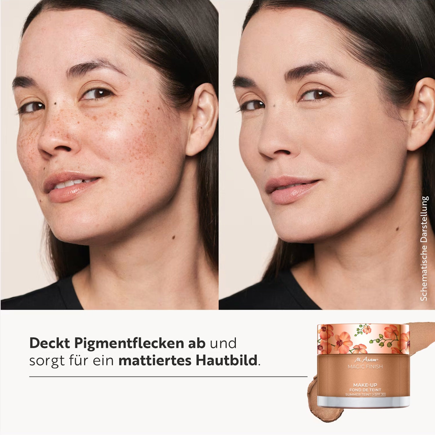 Magic Finish Make-up Mousse Summer Teint LSF 30 – Orchids Edition XXL 90 ml Sondergrösse